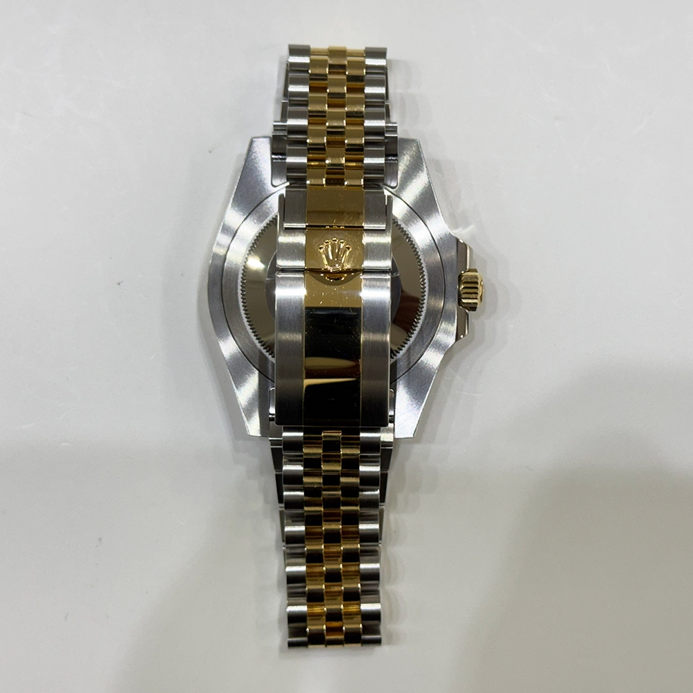 Rolex GMT-Master II Stainless Steel Yellow Gold Black Dial 126713GRNR