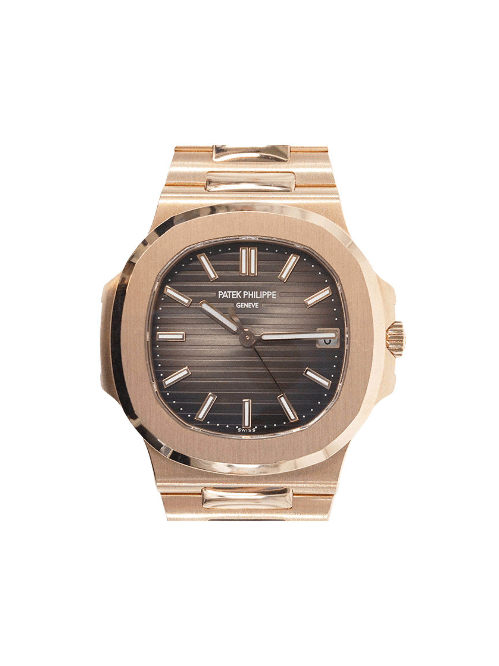 Patek Philippe Nautilus Rose Gold Brown Stick Dial 5711/1R-001