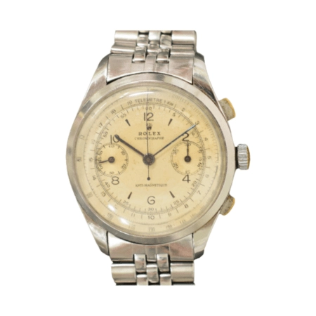 Rolex Chronograph Stainless Steel White Dial 2508