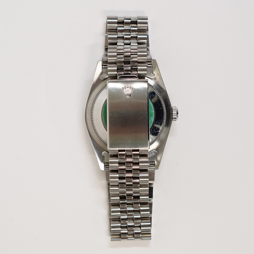 Rolex Datejust 36 Stainless Steel/White Gold MOP Arabic Dial 16234