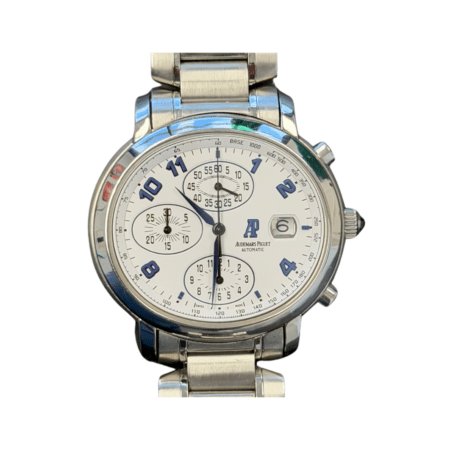 Audemars Piguet Millenary Chronograph Stainless Steel White Arabic Dial 25897ST.OO.1136ST.01