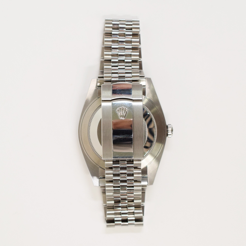 Rolex Datejust 41 Stainless Steel Green Stick Dial 126300