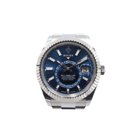 Rolex Sky-Dweller Stainless Steel and White Gold Blue Dial 336934