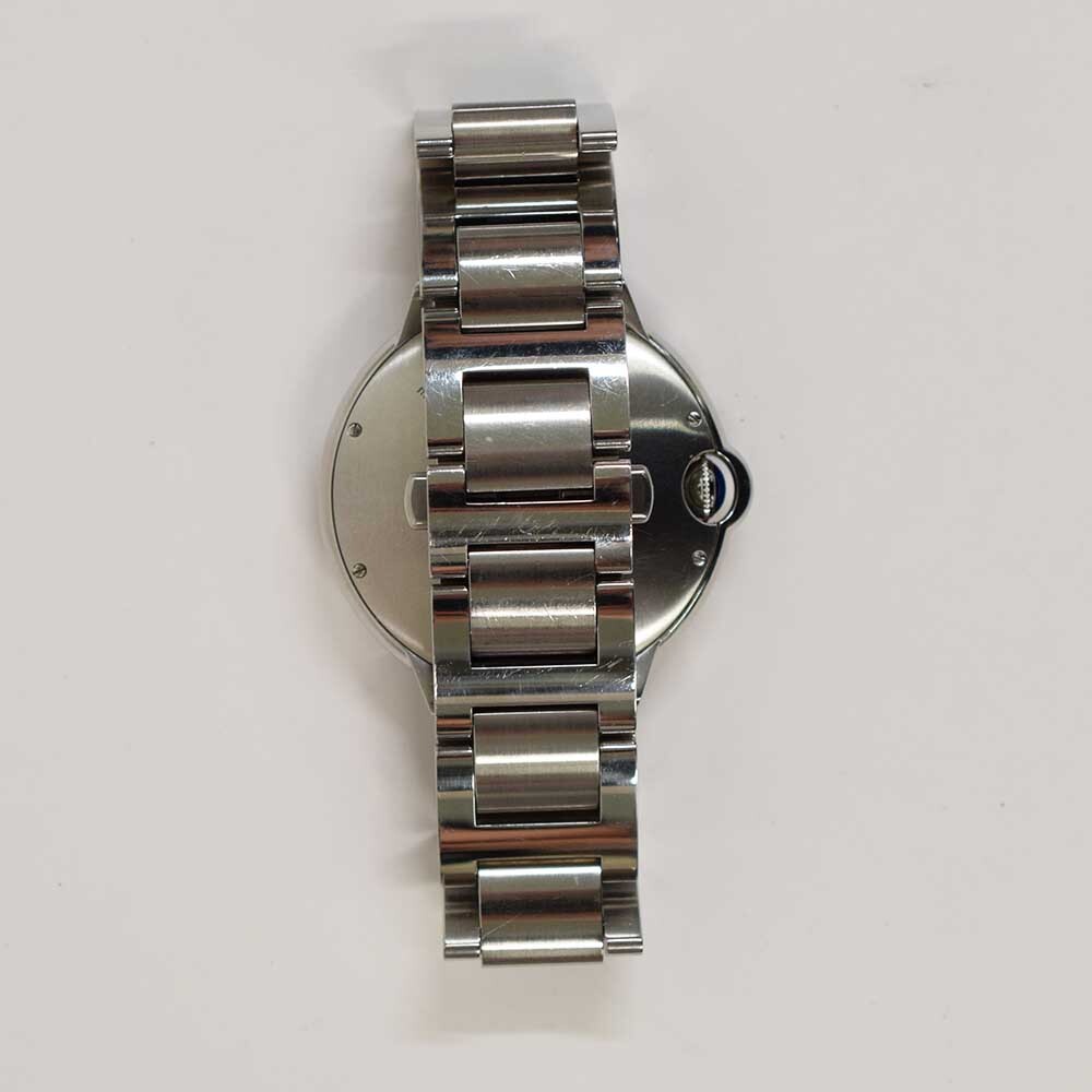 Cartier Ballon Bleu Stainless Steel Silver Roman Dial W69012Z4