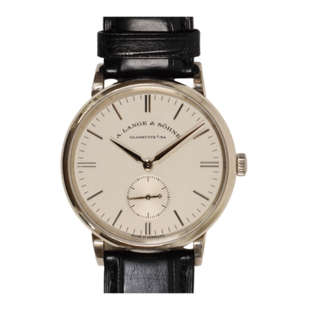 A. Lange & Söhne Saxonia White Gold White Stick Dial 219.026