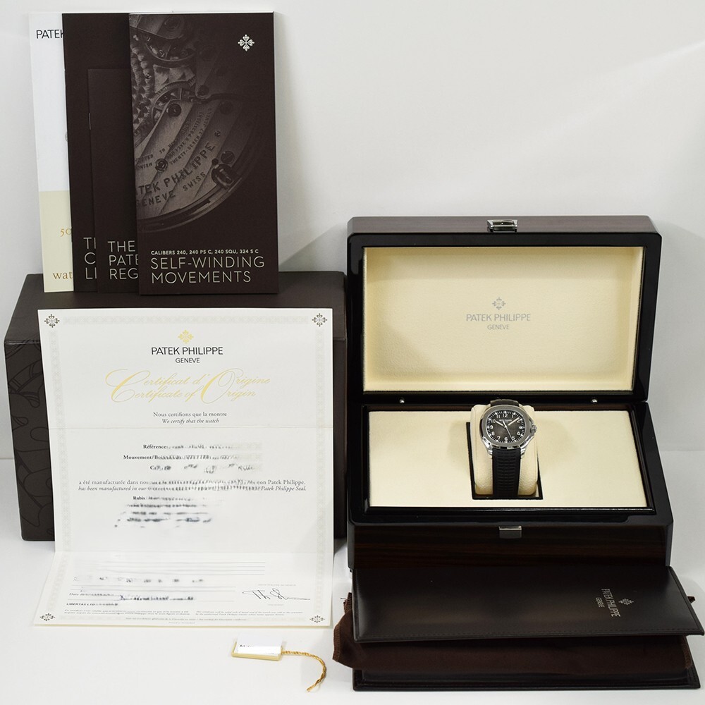 Patek Philippe Aquanaut Stainless Steel Black Arabic Dial 5167A-001