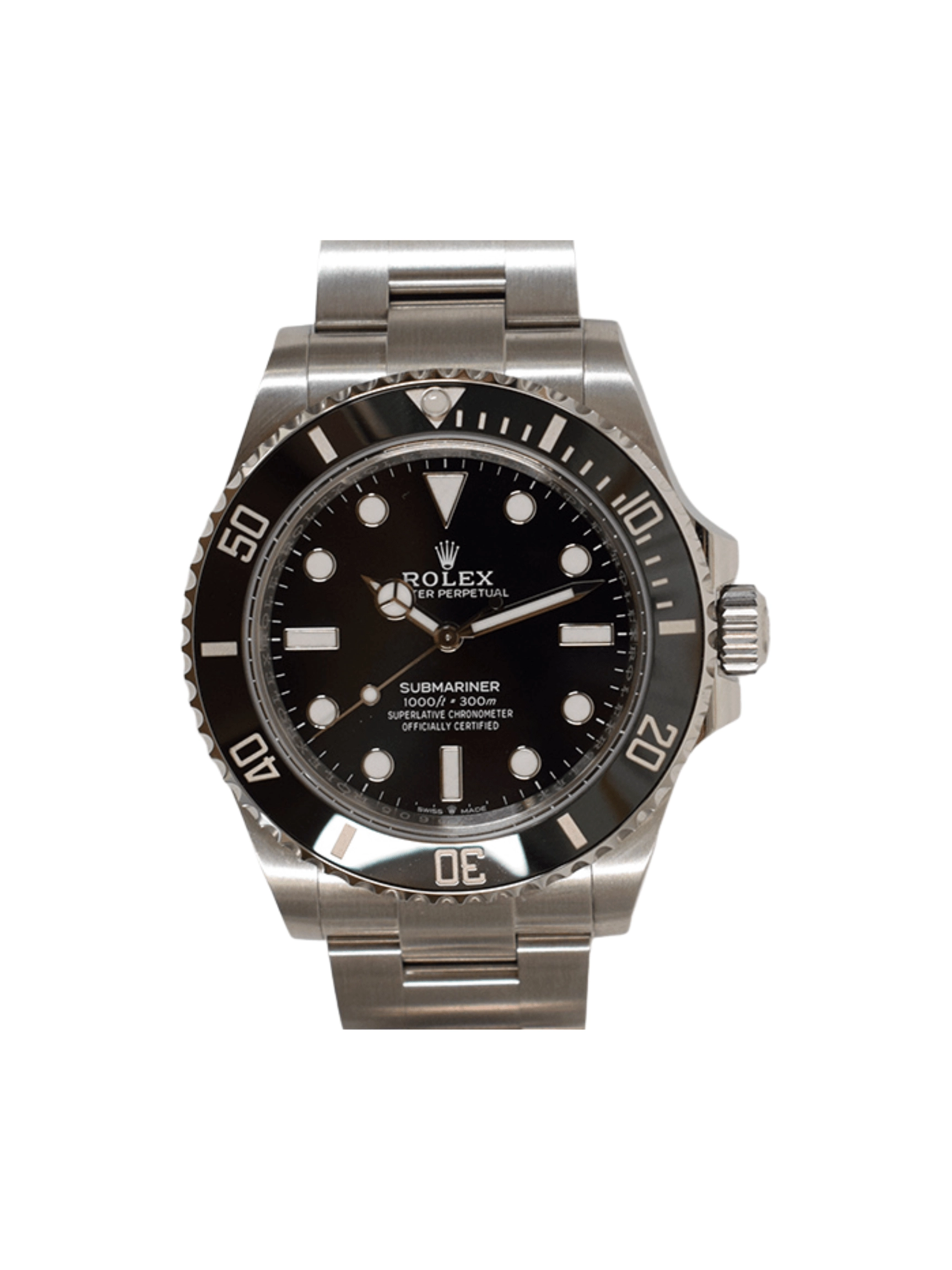 Rolex Submariner (No Date) Stainless Steel Black Dial 124060