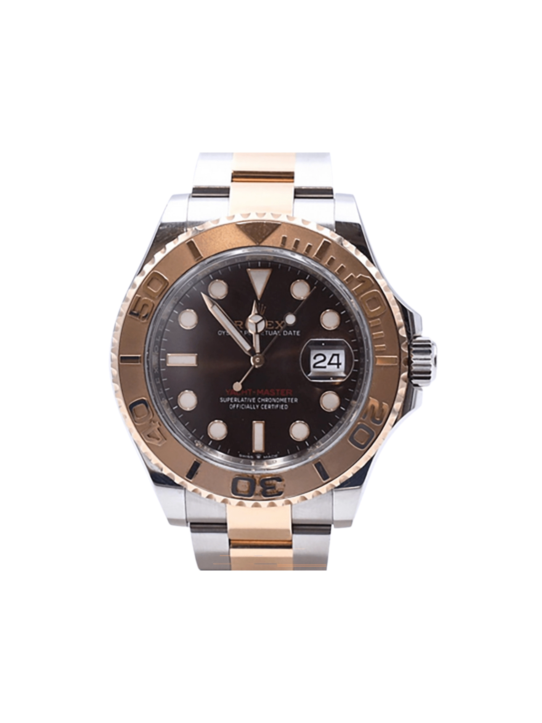 Rolex Yacht-Master 40 Rose Gold and Stainless Steel with Chocolate Dial 126621