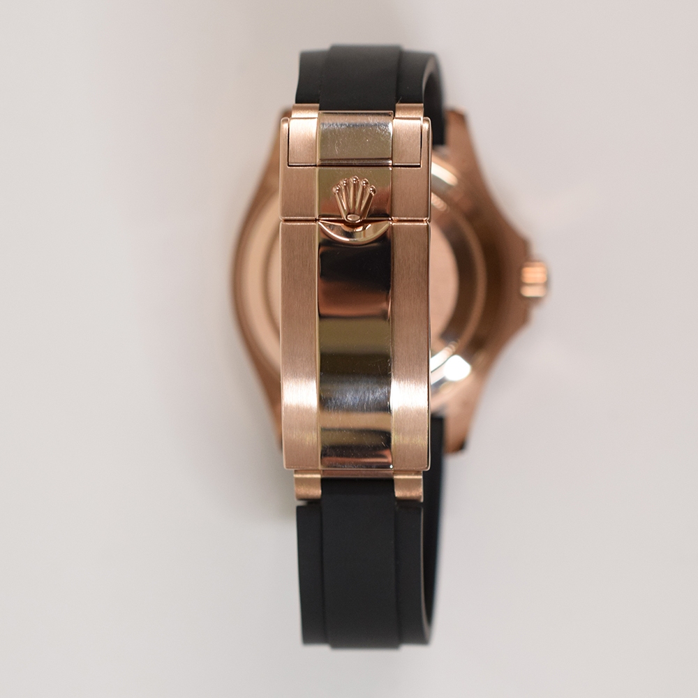Rolex Yacht-Master 40mm Rose Gold Pave Diamond Dial 126655