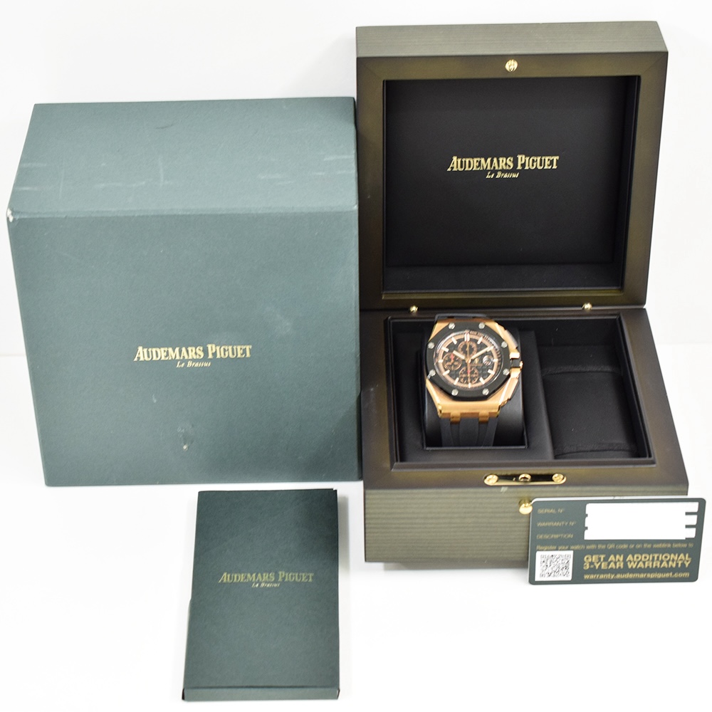 Audemars Piguet Royal Oak Offshore Chronograph Rose Gold Black Dial 26401RO.OO.A002CA.02