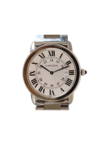 Cartier Ronde Solo Stainless Steel Silver Roman Dial W6701005