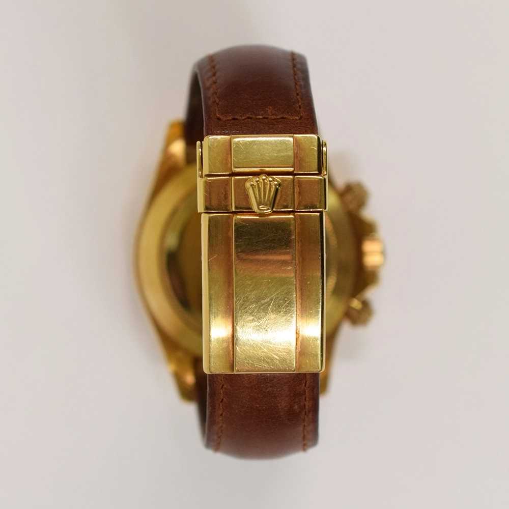 Rolex Daytona "Zenith Movement" Yellow Gold White Arabic Dial 16518