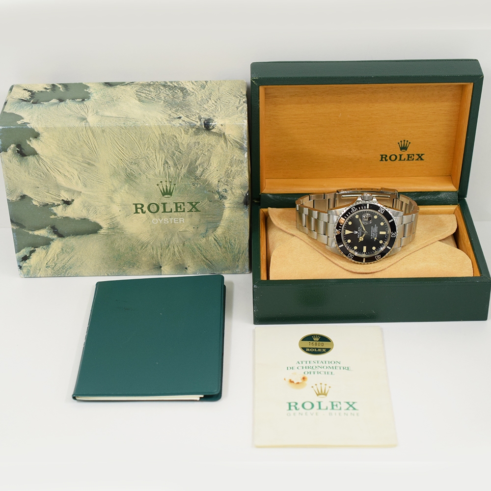 Rolex Submariner Date Stainless Steel Black Dial 16800