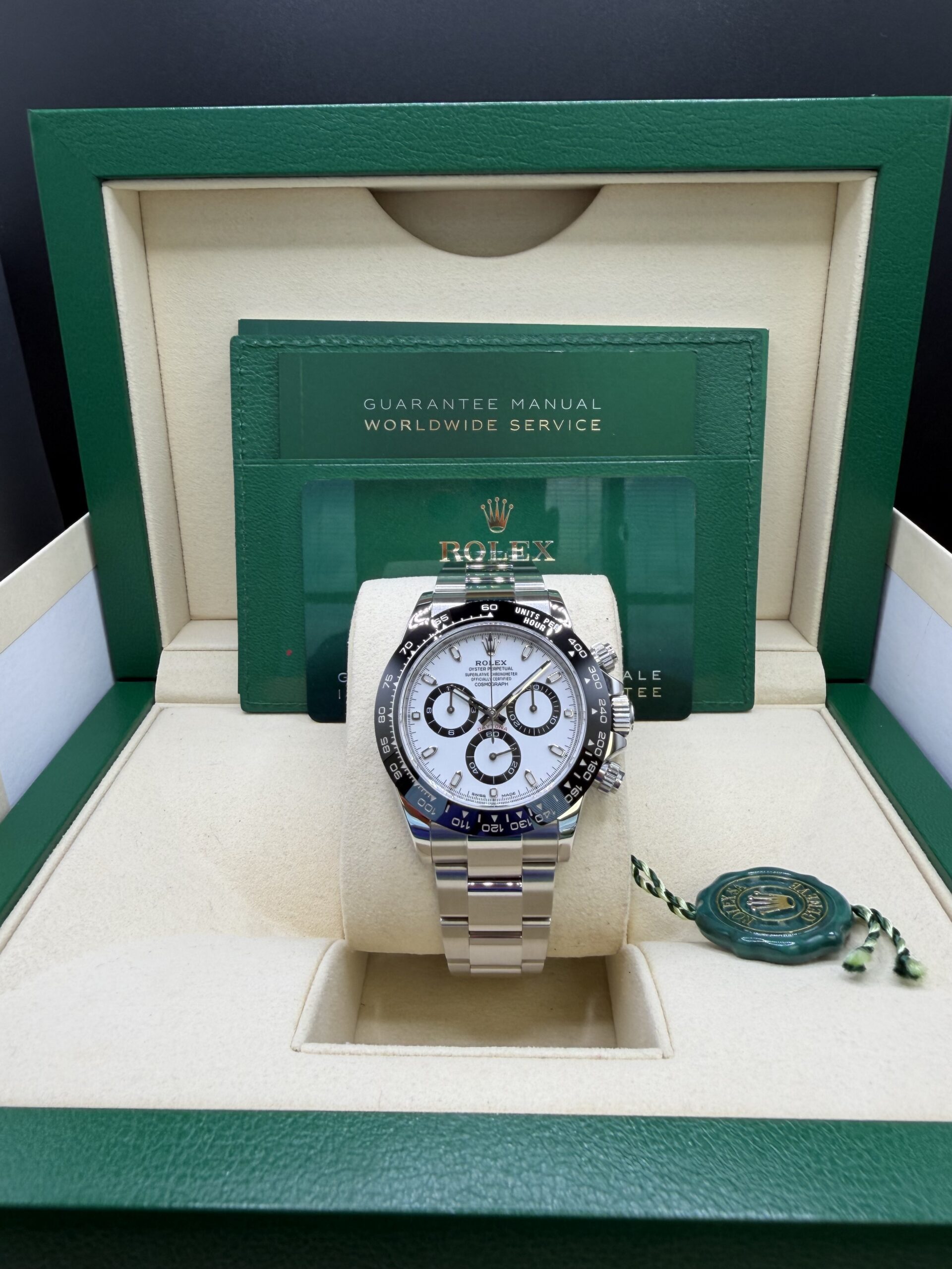 Rolex Daytona "Panda" Stainless Steel White Dial 116500LN