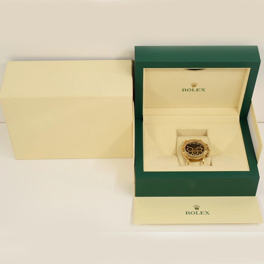 Rolex Daytona "Zenith Movement" Yellow Gold Black Dial 16528