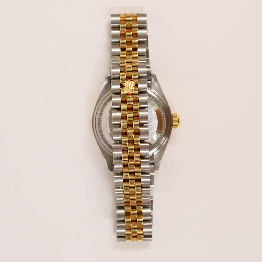 Rolex Lady-Datejust Stainless Steel and Yellow Gold Silver Roman Dial 279173