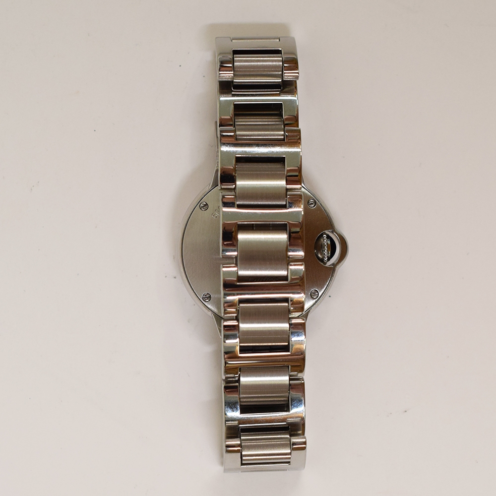 Cartier Ballon Bleu Stainless Steel Silver Roman Dial W4BB0015