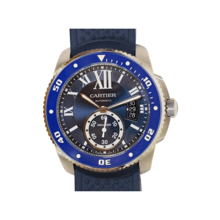 Cartier Calibre De Cartier Diver Stainless Steel Blue Roman Dial WSCA0010