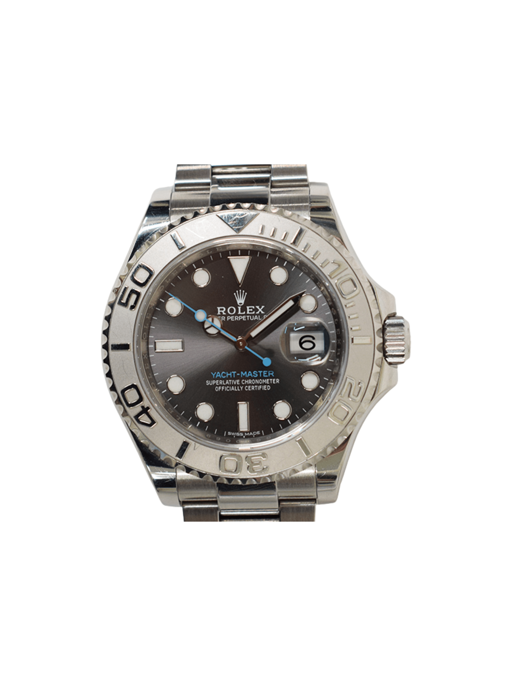 Rolex Yacht-Master 40 Stainless Steel Rolesium "Slate" Dial 116622