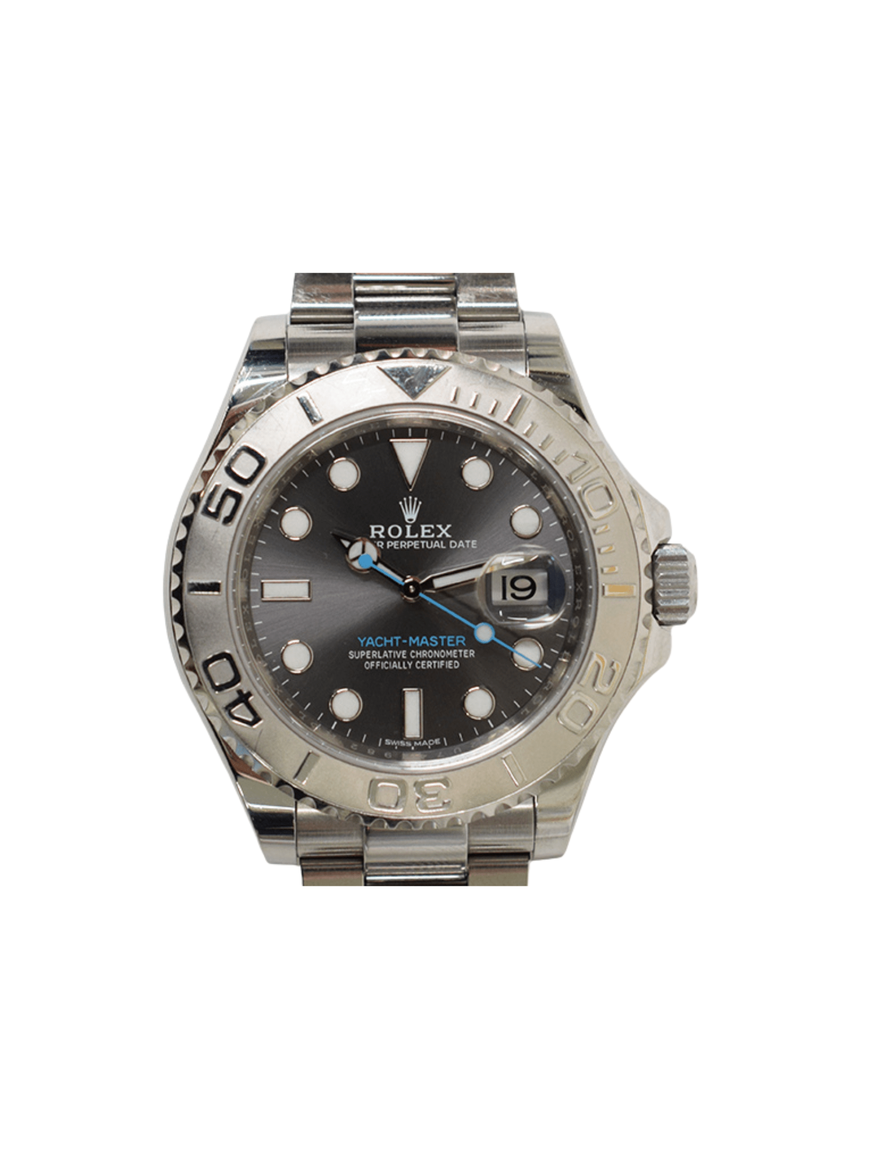 Rolex Yacht-Master 40 Stainless Steel Rolesium "Slate" Dial 116622