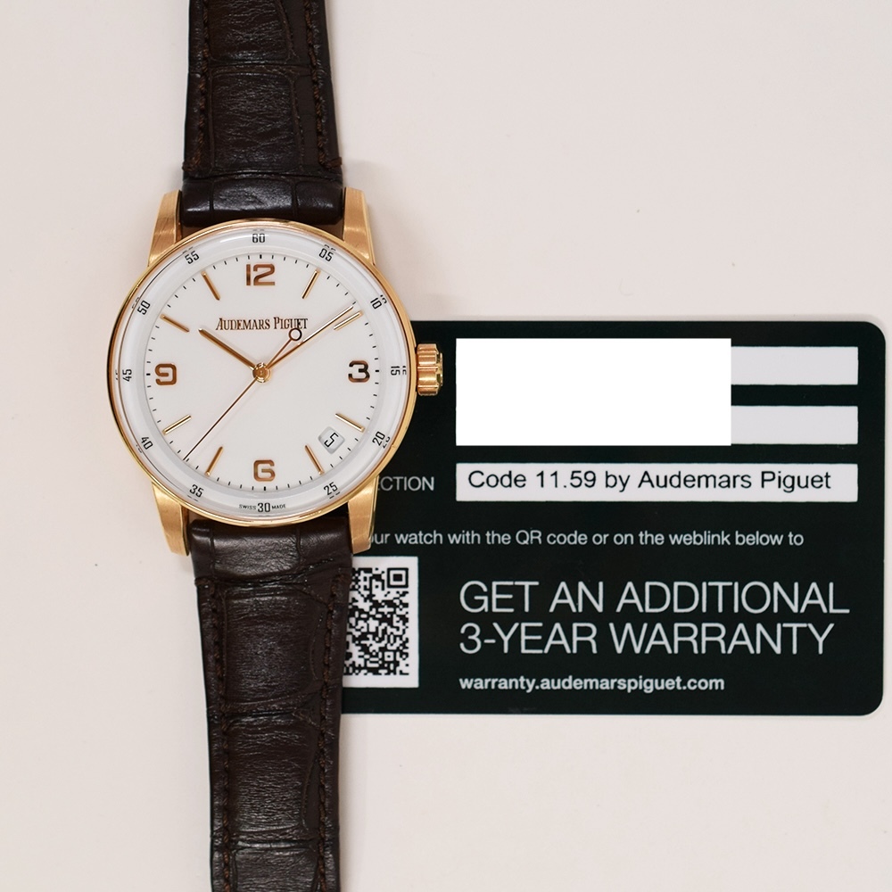 Audemars Piguet Code 11.59 Rose Gold White Dial 15210OR.OO.A099CR.01