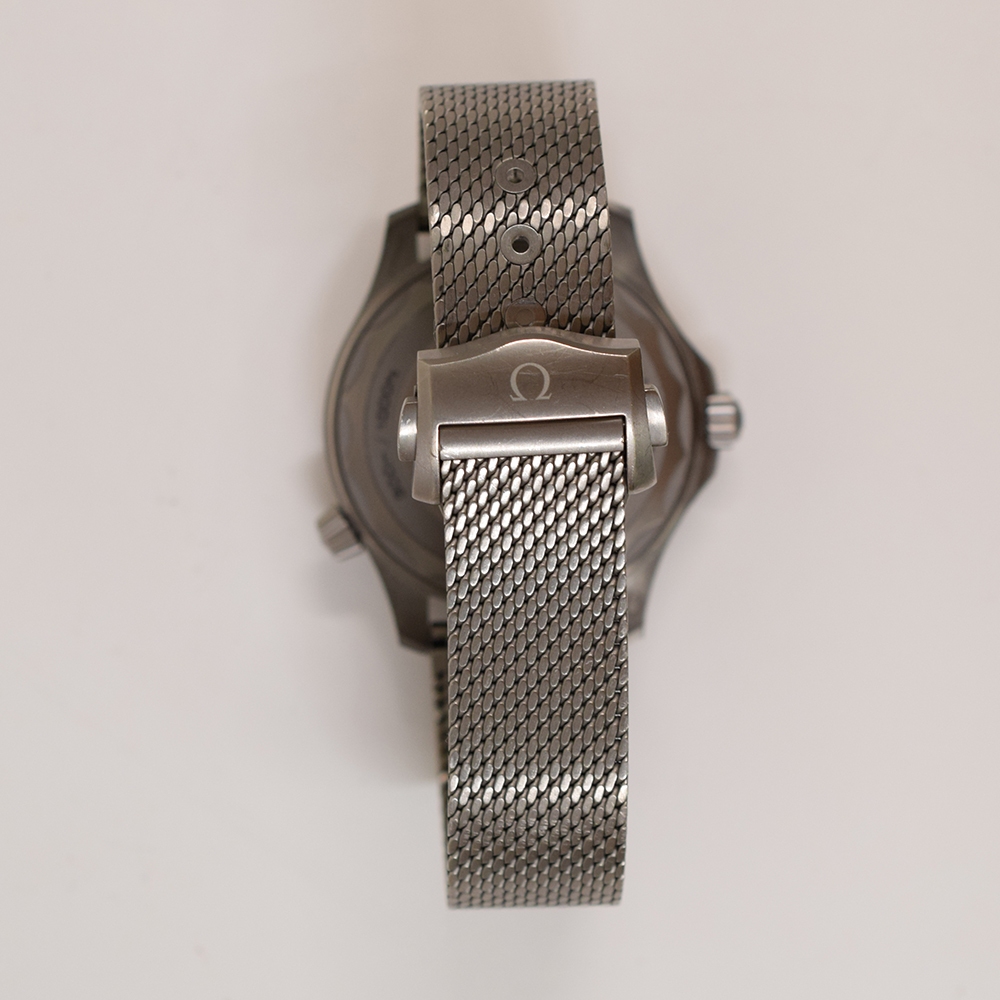 Omega Seamaster Diver 300 M 007 Titanium Brown Bezel Black Dial 210.90.42.20.01.001
