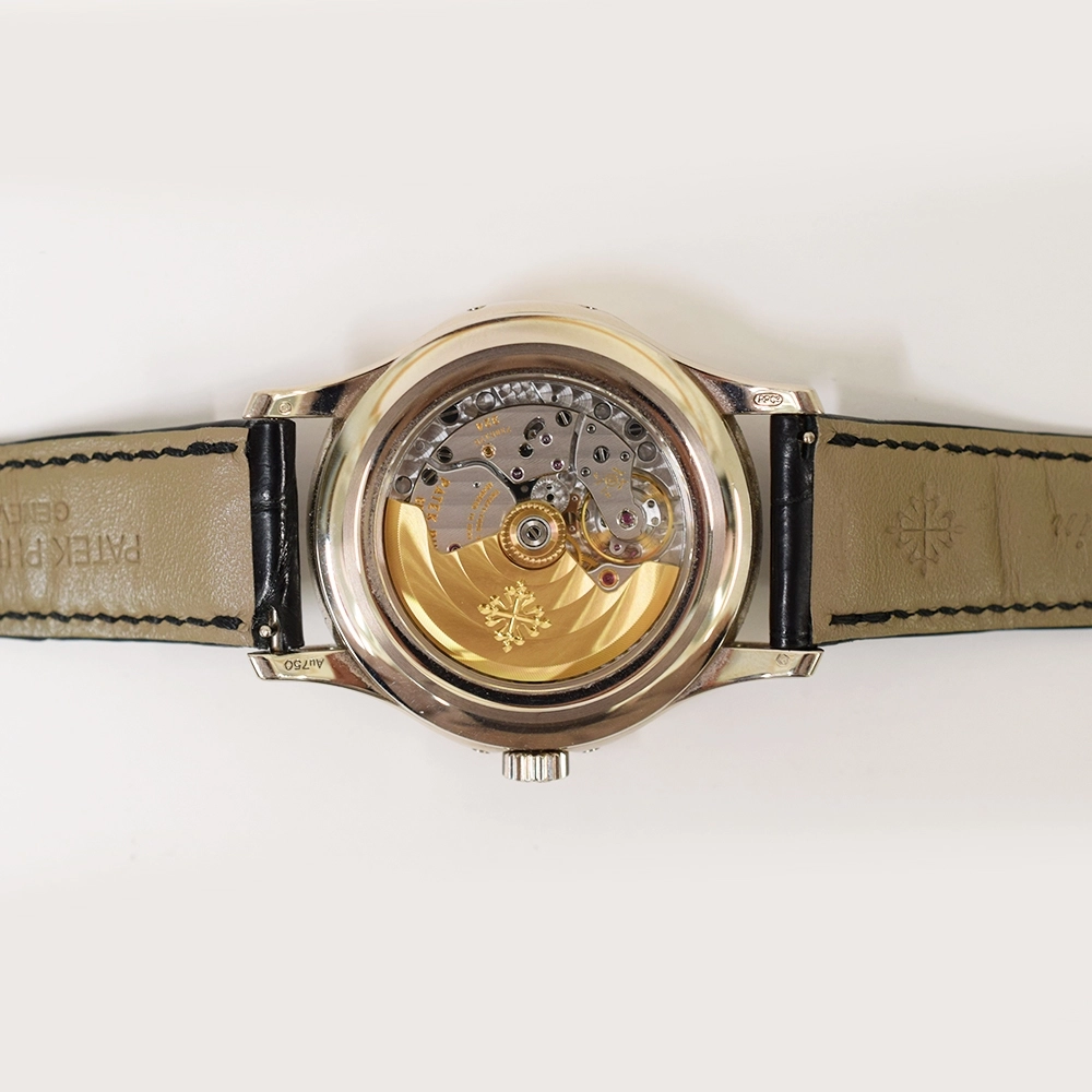 Patek Philippe Complications Annual Calendar Stainless Steel Blue Dial 5205G-013