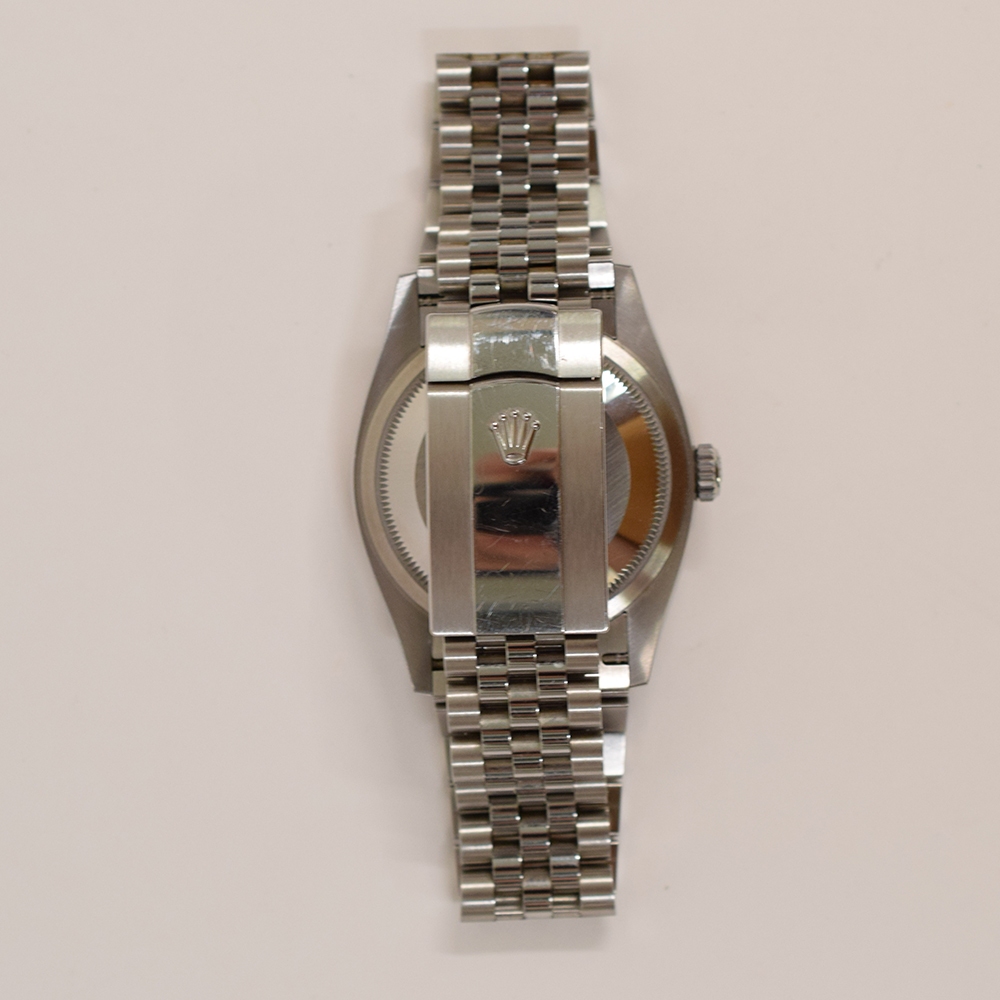 Rolex Datejust 36 Stainless Steel and White Gold Silver Dial 126234