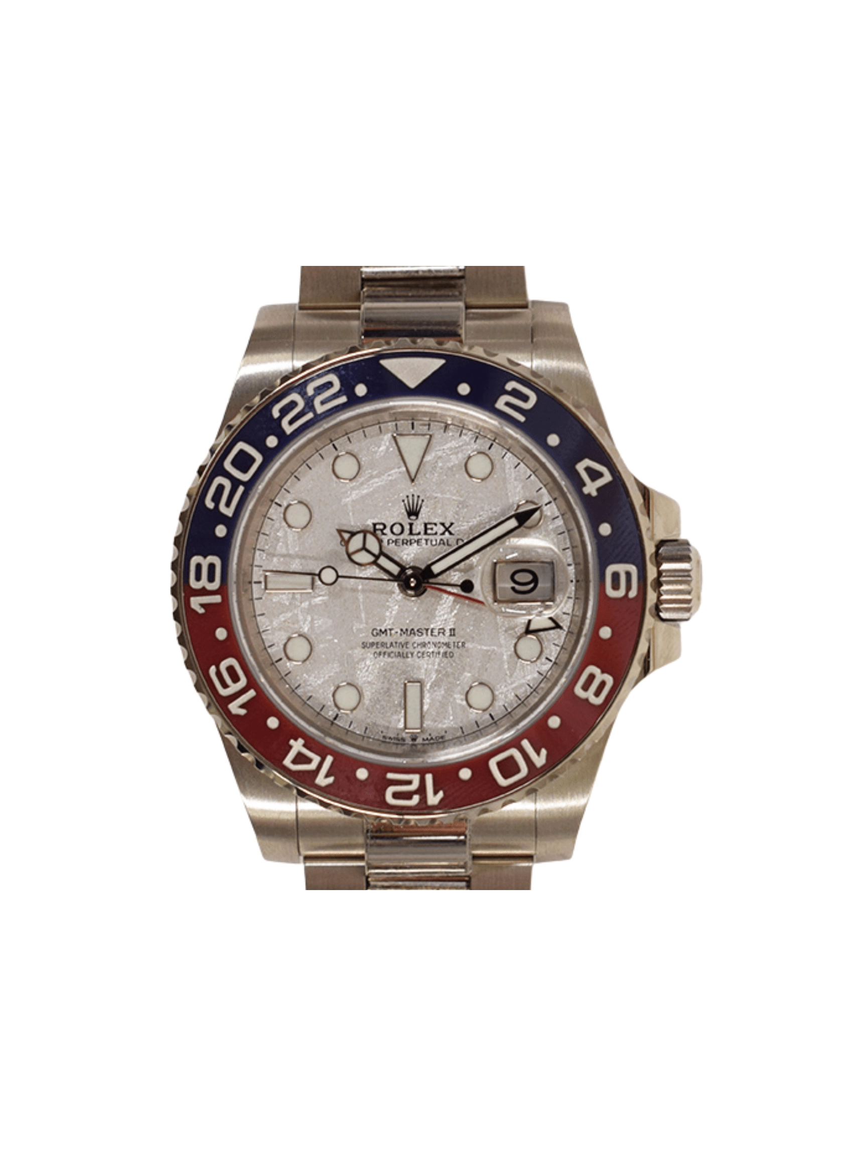 Rolex GMT-Master II White Gold "Pepsi" Meteorite Dial 126719BLRO