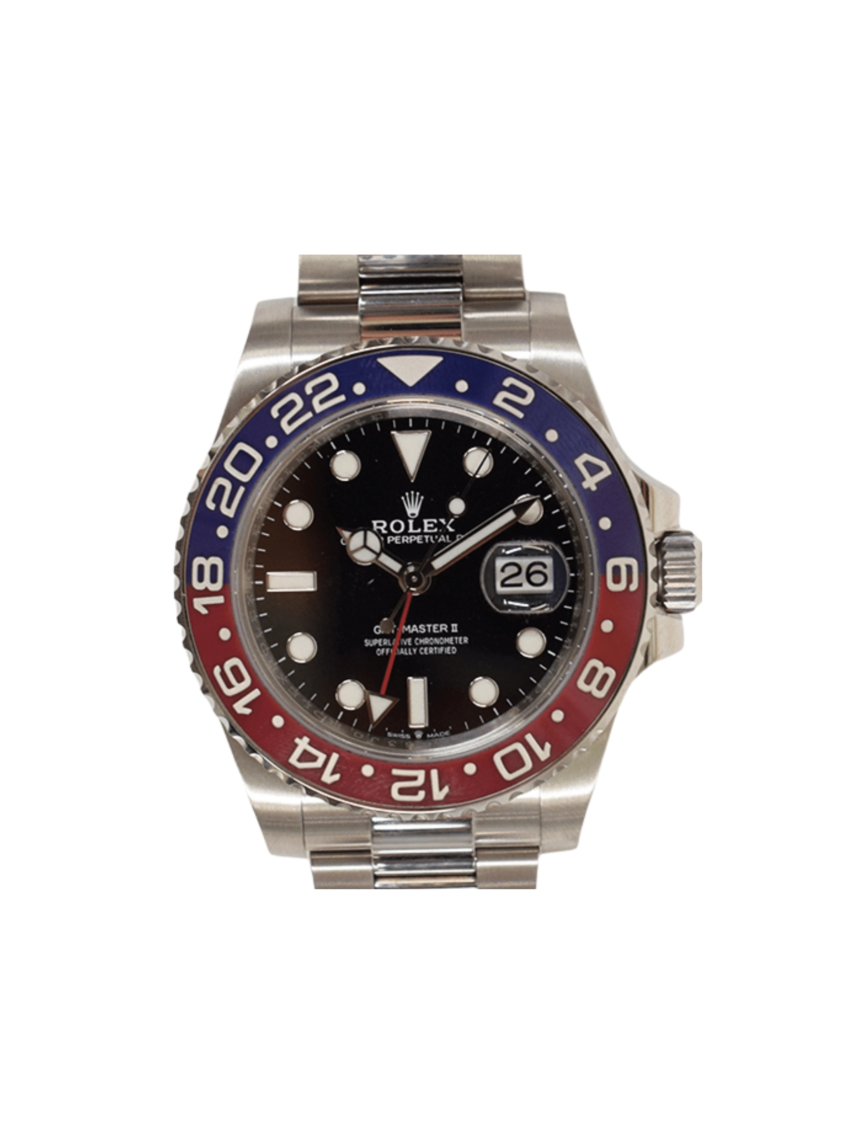 Rolex GMT-Master II "Pepsi" Stainless Steel Black Dial 126710BLRO
