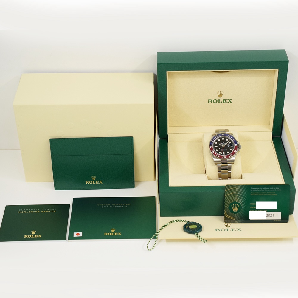 Rolex GMT-Master II "Pepsi" Stainless Steel Black Dial 126710BLRO