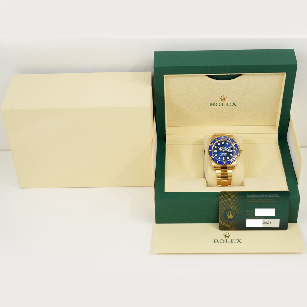 Rolex Submariner Date Yellow Gold Blue Dial 126618LB