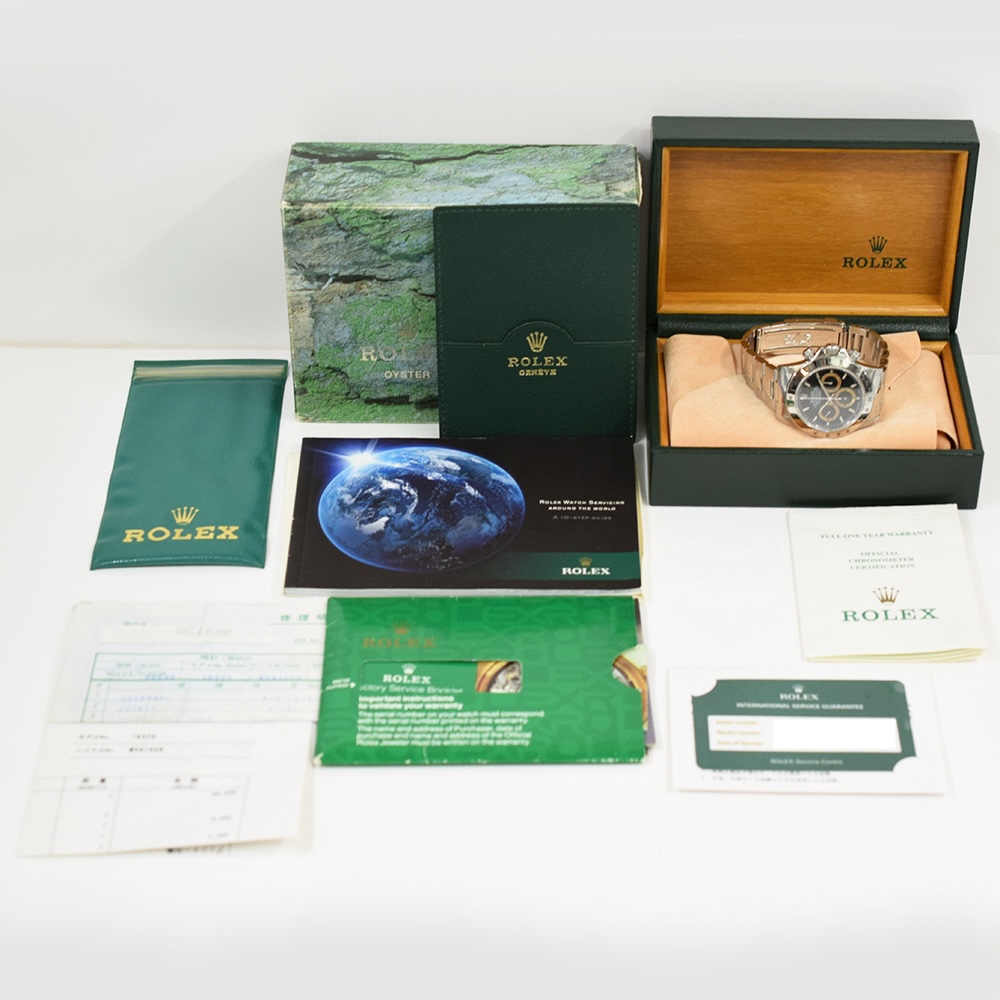 Rolex Daytona Stainless Steel "Zenith Movement" Black Dial 16520