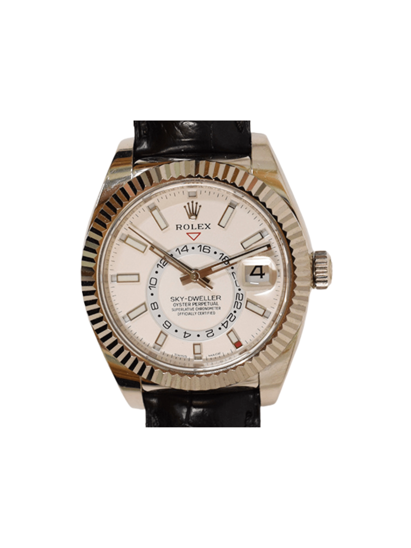 Rolex Sky-Dweller White Gold Silver Dial 326139