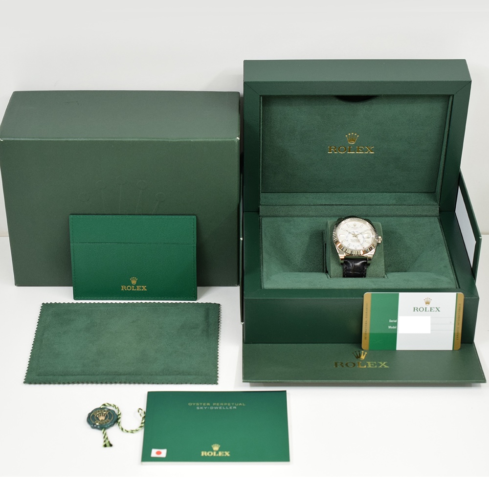 Rolex Sky-Dweller White Gold Silver Dial 326139