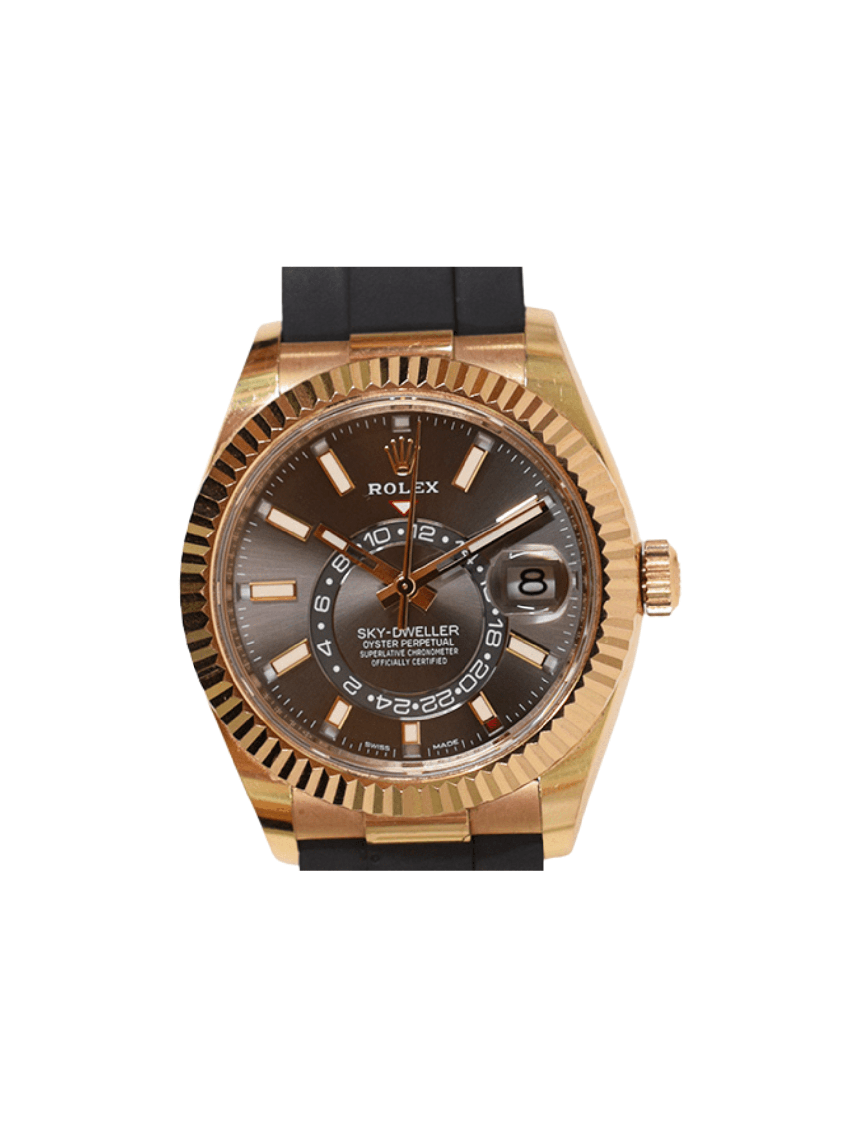Rolex Sky-Dweller Rose Gold Slate Dial 326235