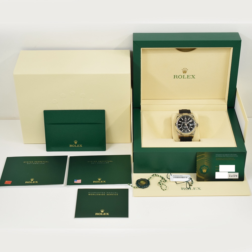 Rolex Sky-Dweller White Gold Black Dial 336239