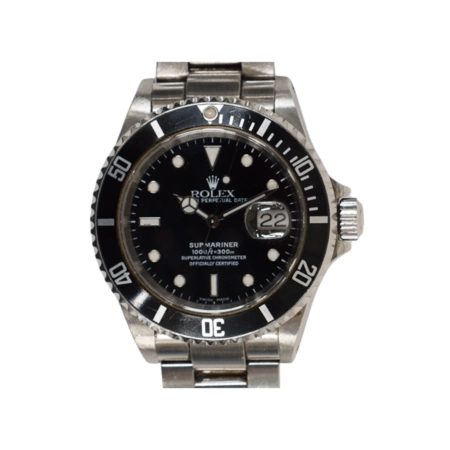 Rolex Submariner Date Stainless Steel Black Dial 16610