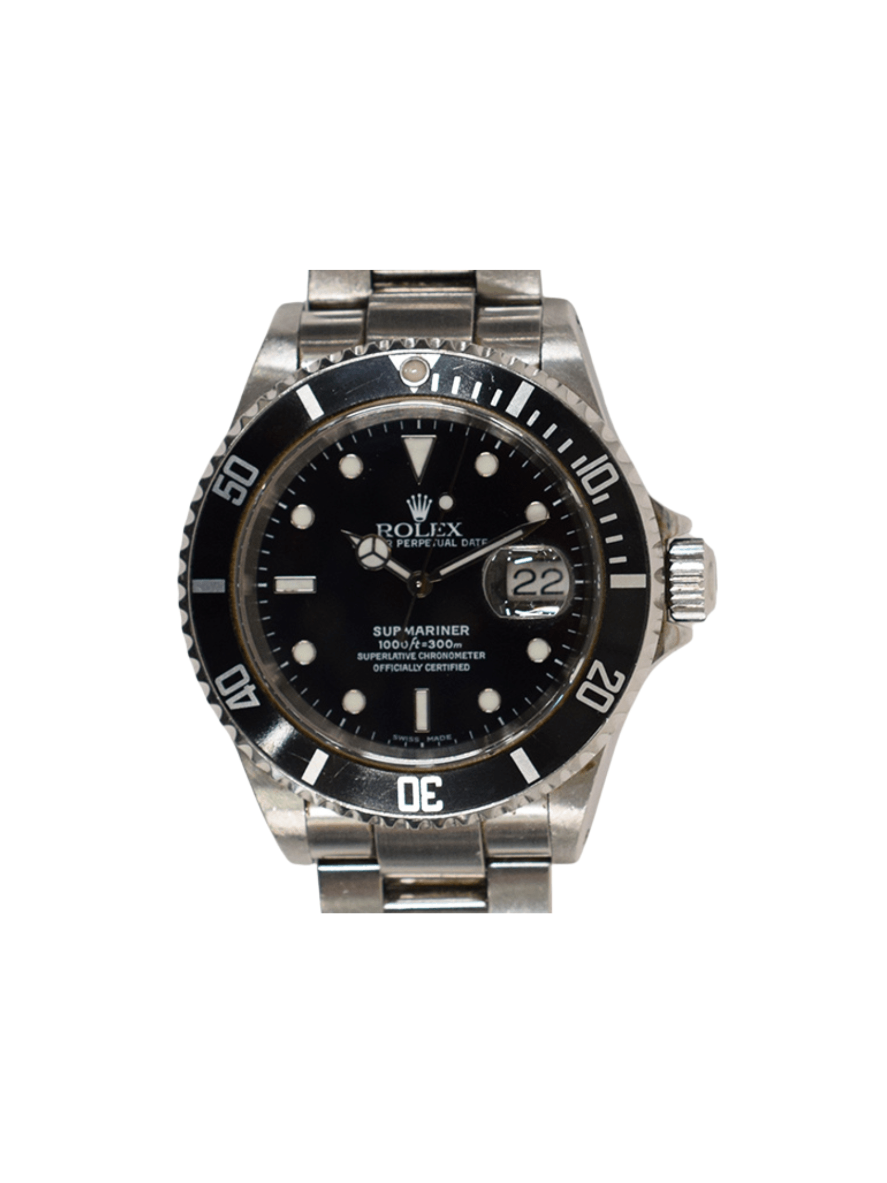 Rolex Submariner Date Stainless Steel Black Dial 16610