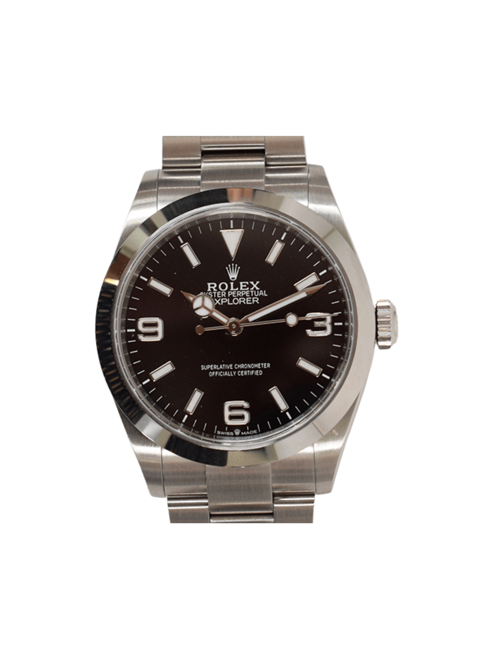 Rolex Explorer Stainless Steel Black Arabic Dial 224270