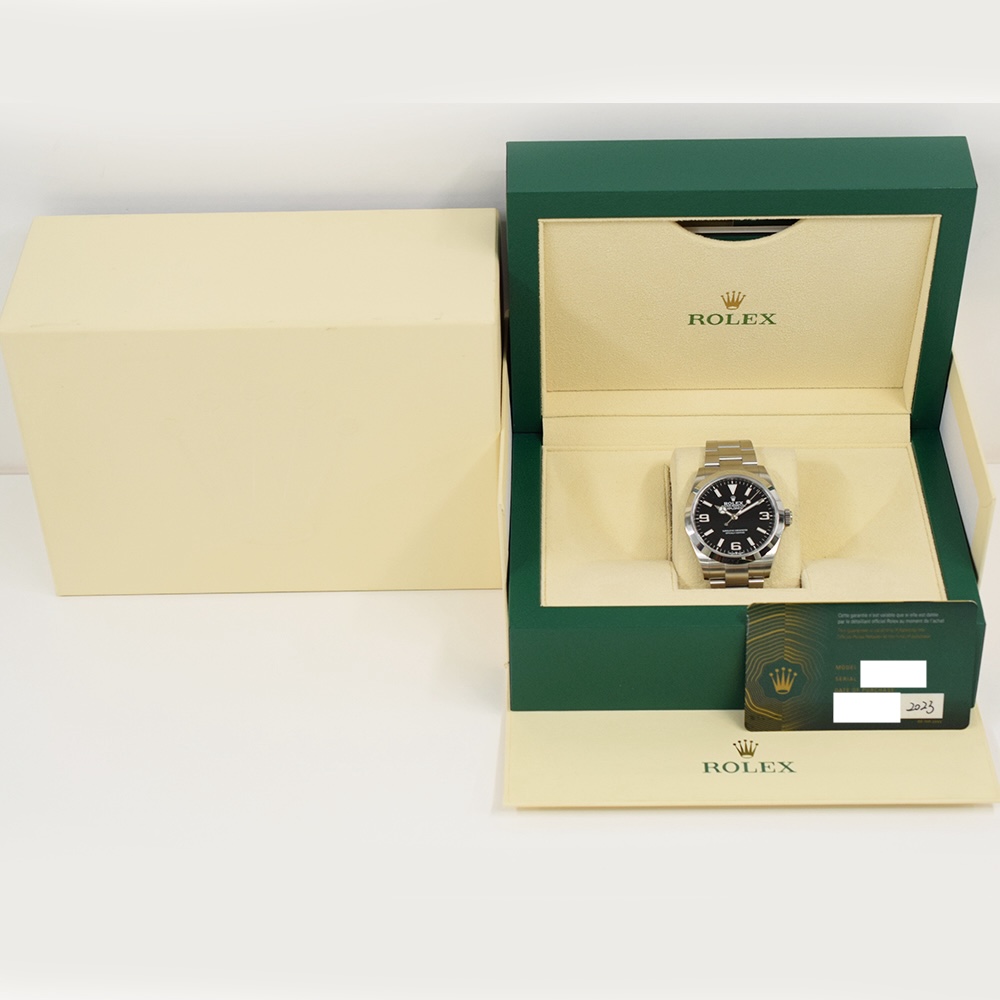 Rolex Explorer Stainless Steel Black Arabic Dial 224270