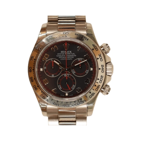 Rolex Daytona White Gold Black Arabic Dial 116509