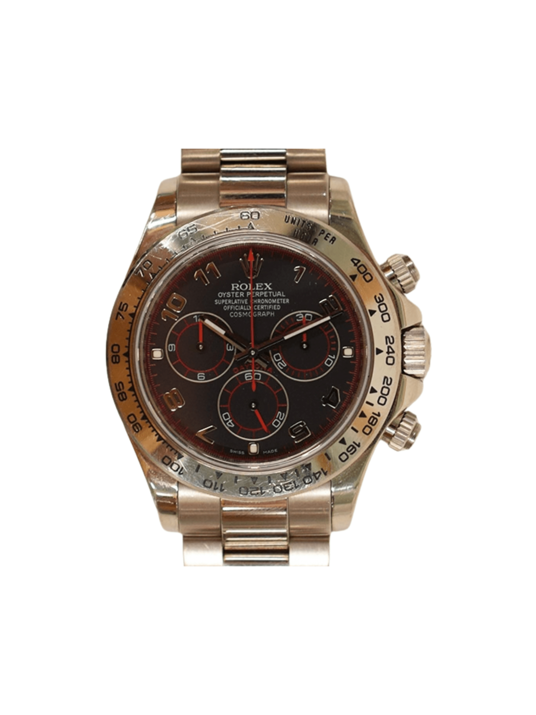 Rolex Daytona White Gold Black Arabic Dial 116509