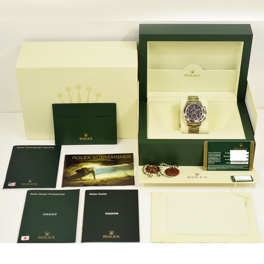 Rolex Daytona White Gold Black Arabic Dial 116509