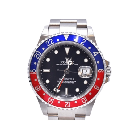 Rolex GMT-Master II "Pepsi" Stainless Steel Black Dial 16710