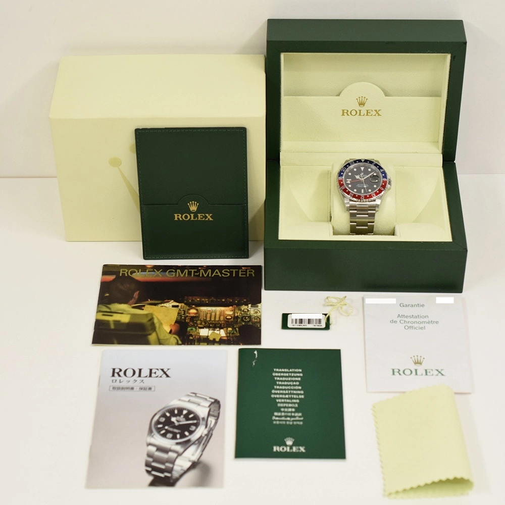Rolex GMT-Master II "Pepsi" Stainless Steel Black Dial 16710