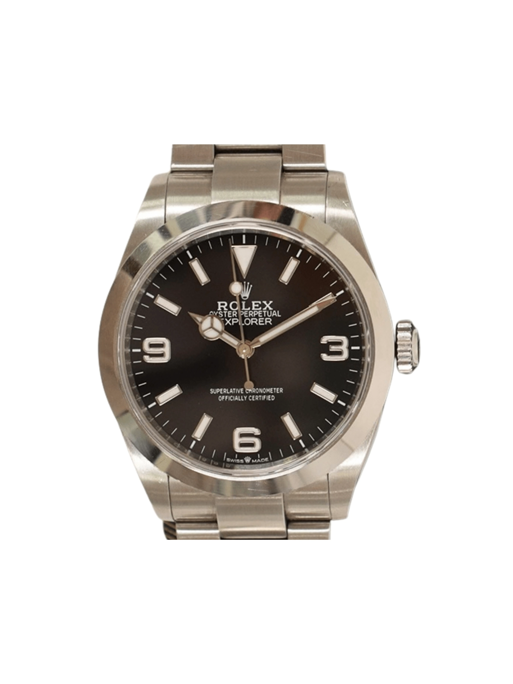 Rolex Explorer Stainless Steel Black Arabic Dial 224270