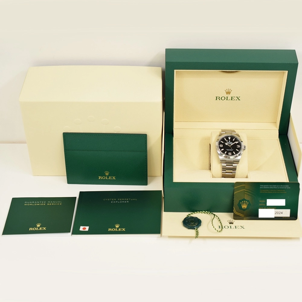 Rolex Explorer Stainless Steel Black Arabic Dial 224270