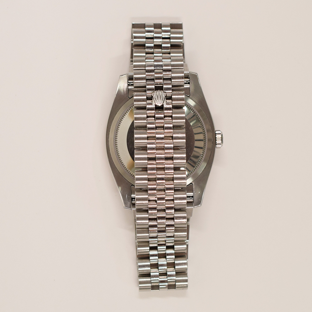 Rolex Datejust 36 Stainless Steel and White Gold Silver Dial 116234
