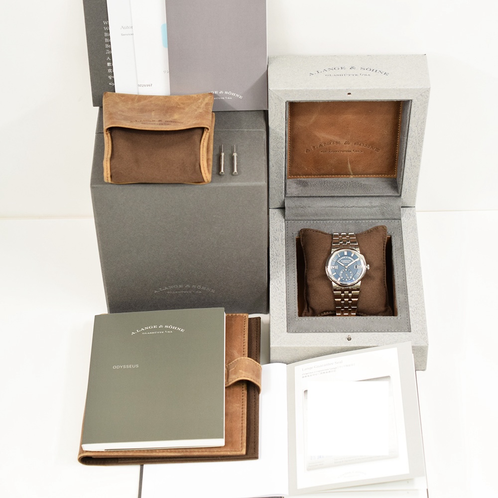A. Lange & Söhne Odysseus Stainless Steel Blue Dial 363.179